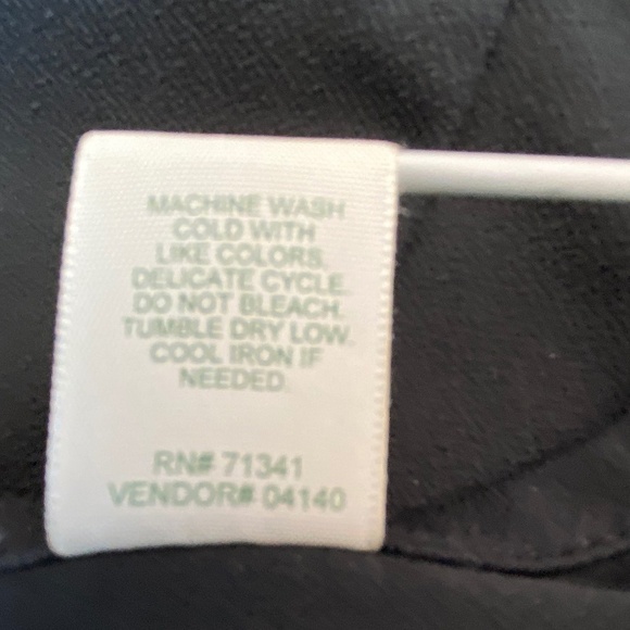 LL Bean black short sleeve maxi dress size medium - Picture 6 of 9